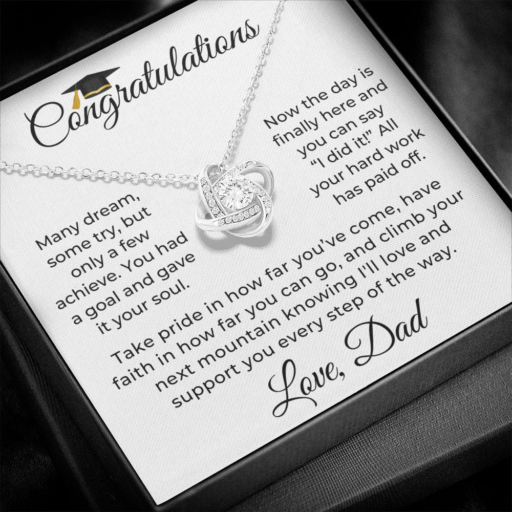 Graduation Gift For Her | Be Proud Necklace 0850LT1