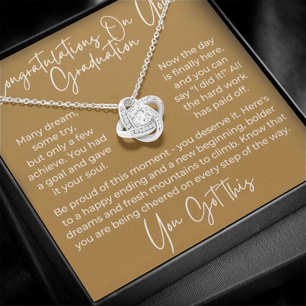 Graduation Gift For Her | Be Proud Necklace 0837LT7