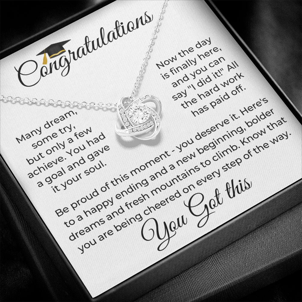 Graduation Gift For Her | Be Proud Necklace 0837LT4