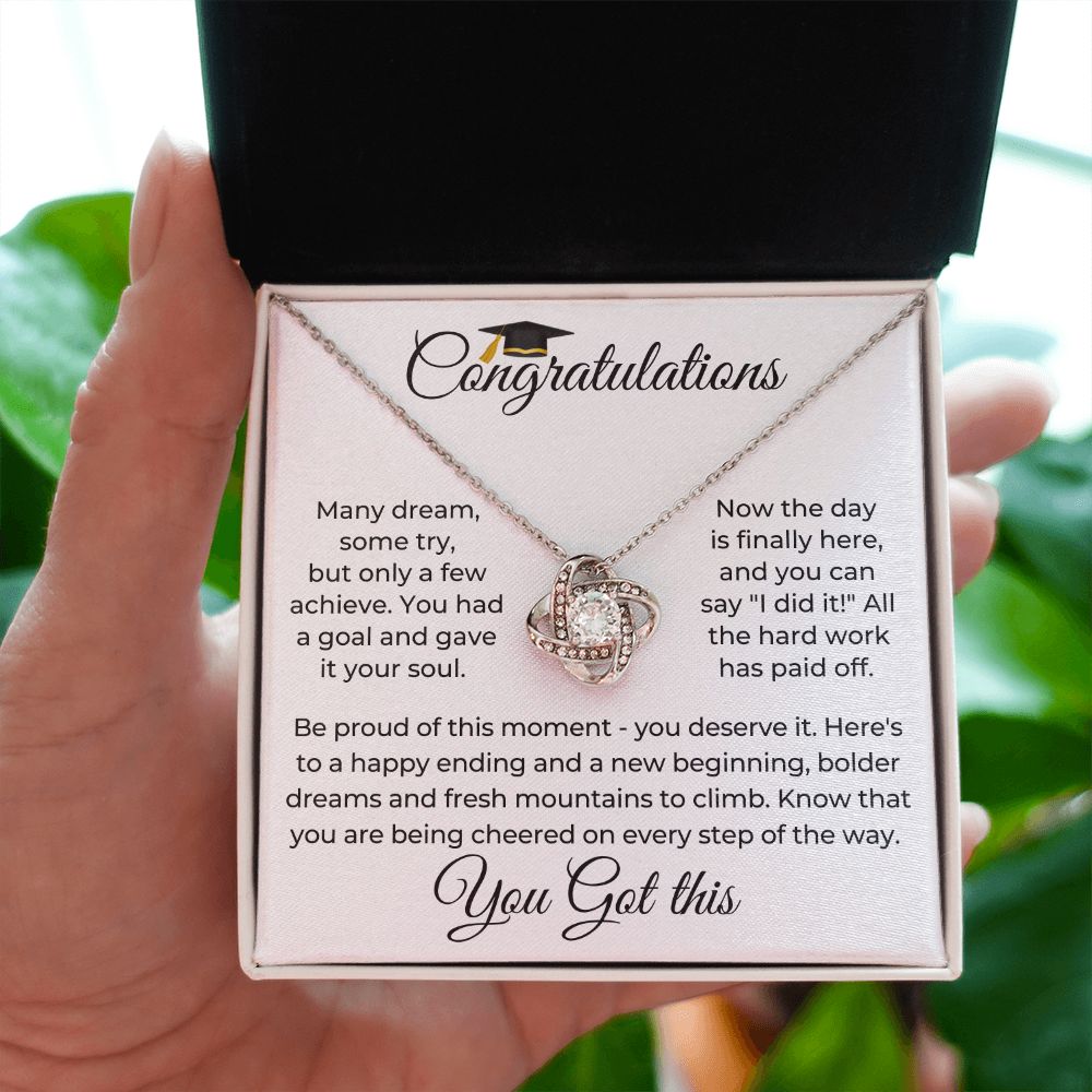 Graduation Gift For Her | Be Proud Necklace 0837LT4