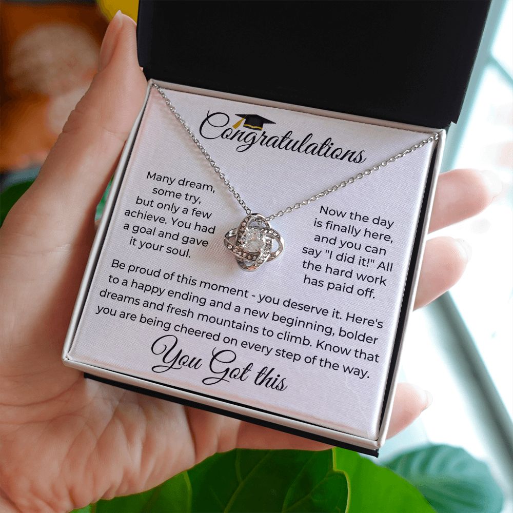 Graduation Gift For Her | Be Proud Necklace 0837LT4