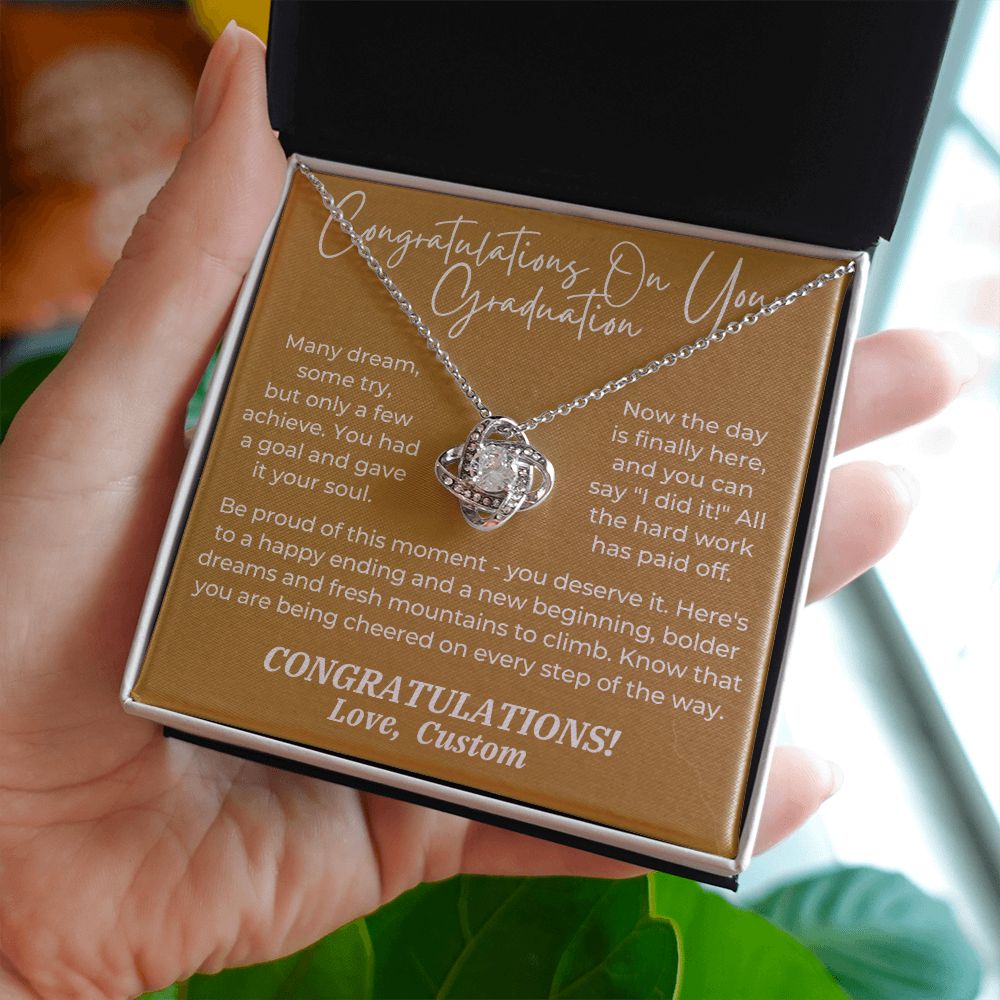 Graduation Gift For Her | Be Proud Necklace P0838LT7