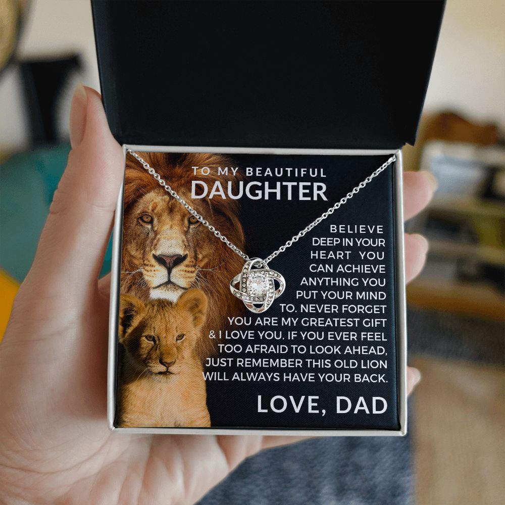 Daughter Gift From Dad | Greatest Gift Necklace 0705T2L