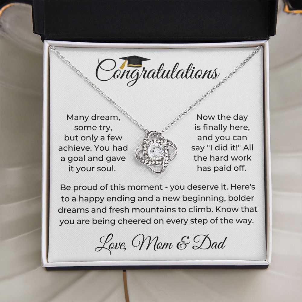 Graduation Gift For Her | Be Proud Necklace 0832LT1