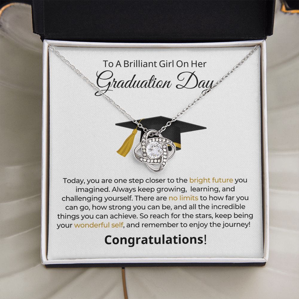 Graduation Gift For Her | One Step Necklace 0844LT1