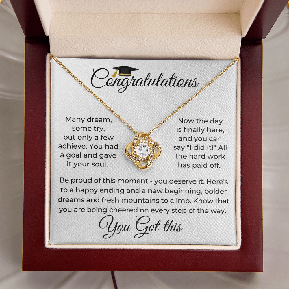 Graduation Gift For Her | Be Proud Necklace 0837LT4