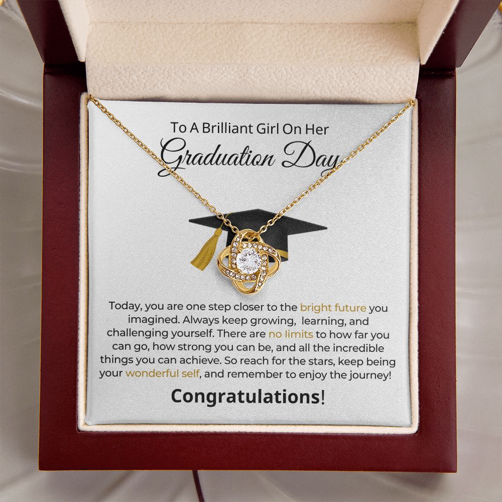 Graduation Gift For Her | One Step Necklace 0844LT1