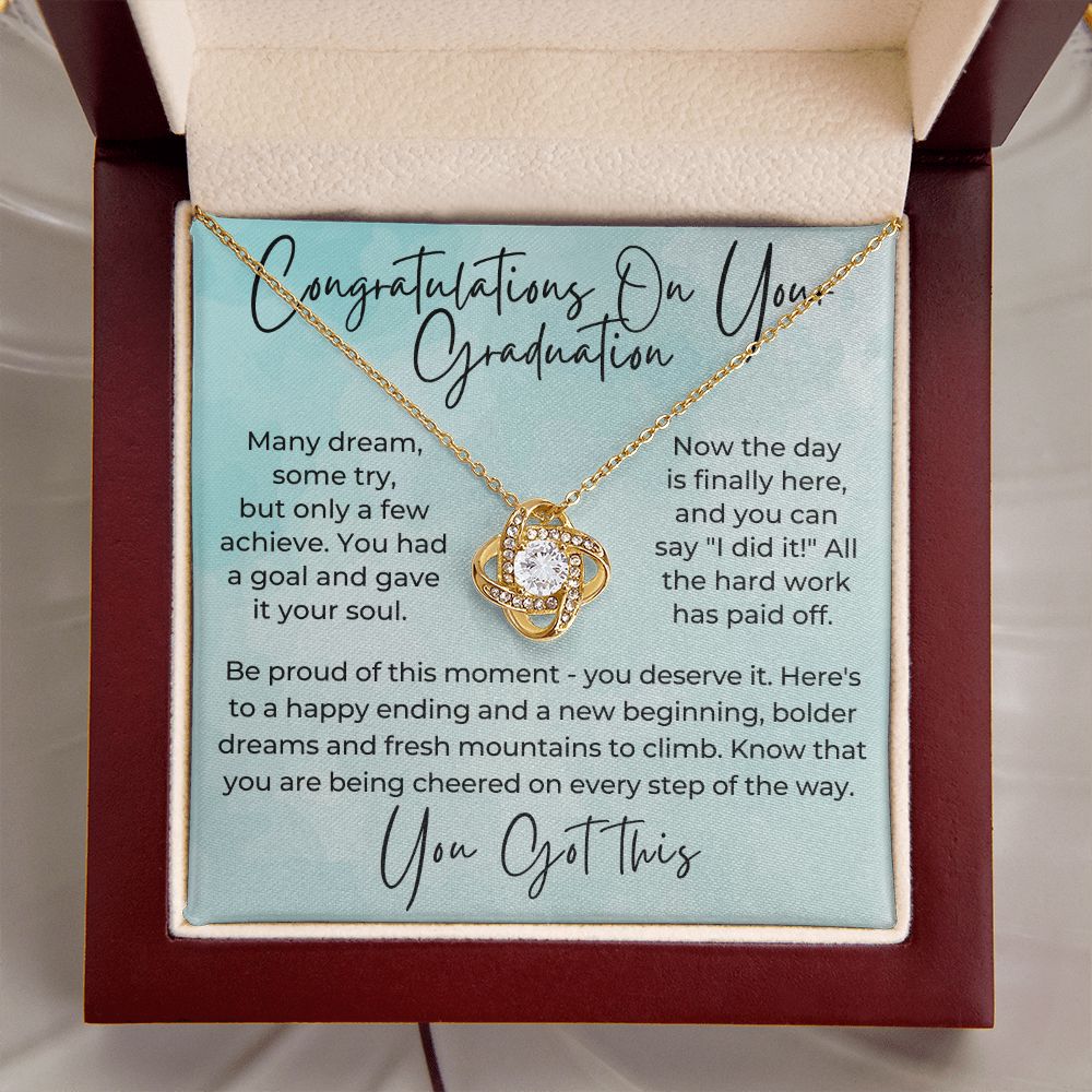 Graduation Gift For Her | Be Proud Necklace 0837LT3