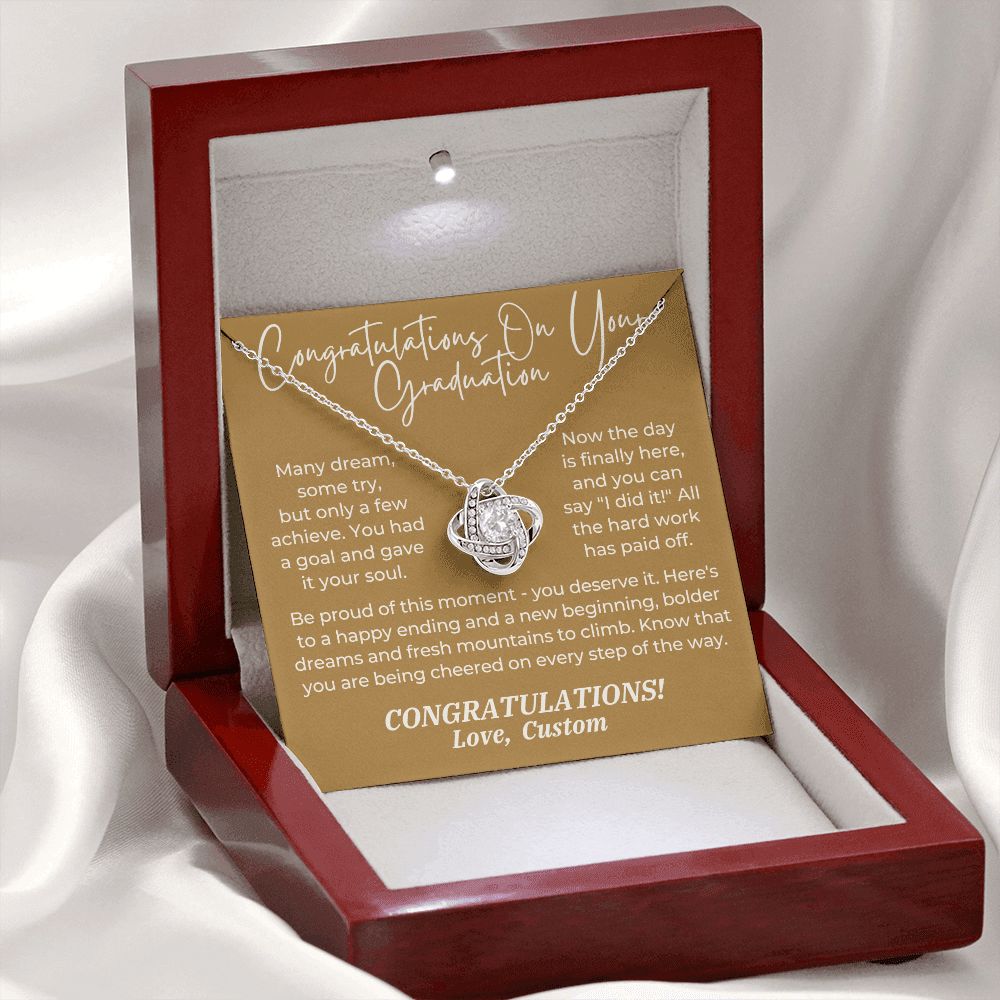 Graduation Gift For Her | Be Proud Necklace P0838LT7