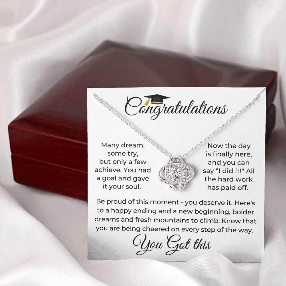 Graduation Gift For Her | Be Proud Necklace 0837LT4