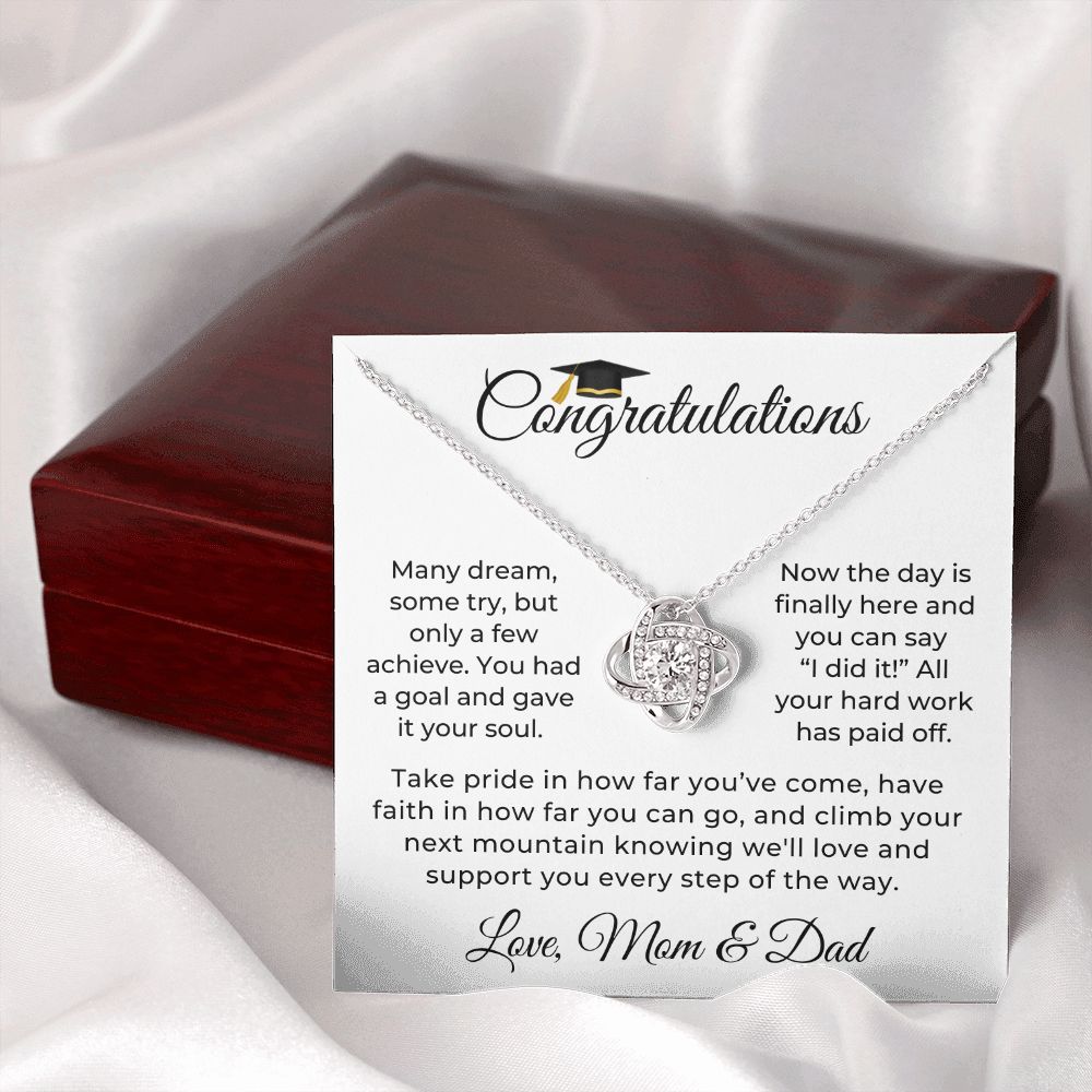 Graduation Gift For Her | Be Proud Necklace 0851LT1