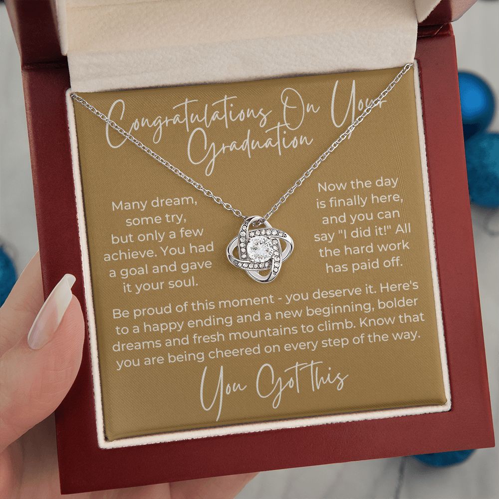 Graduation Gift For Her | Be Proud Necklace 0837LT7