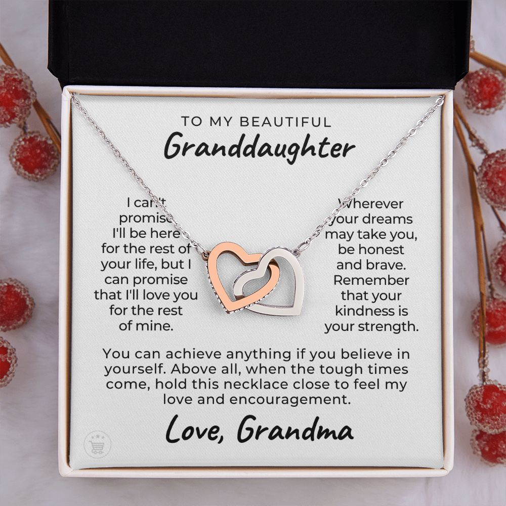 Granddaughter Gift From Grandma | My Promise Necklace 0716HT1