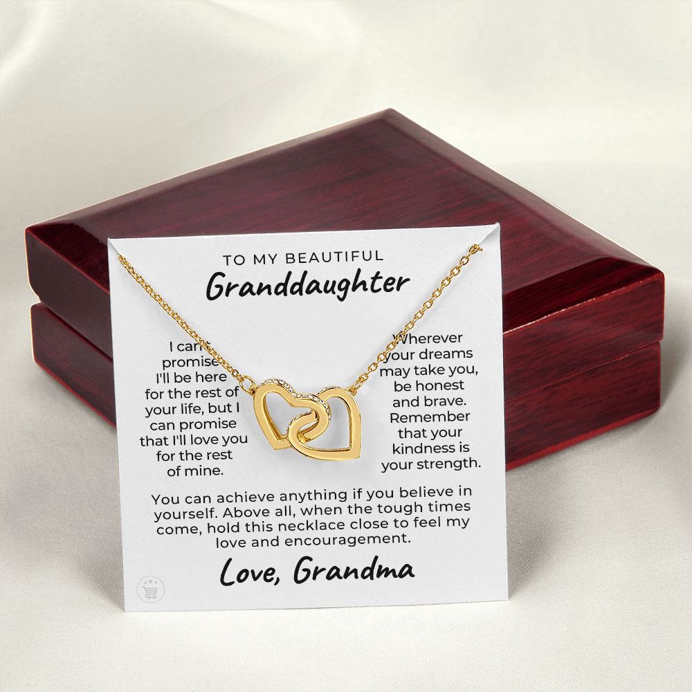 Granddaughter Gift From Grandma | My Promise Necklace 0716HT1