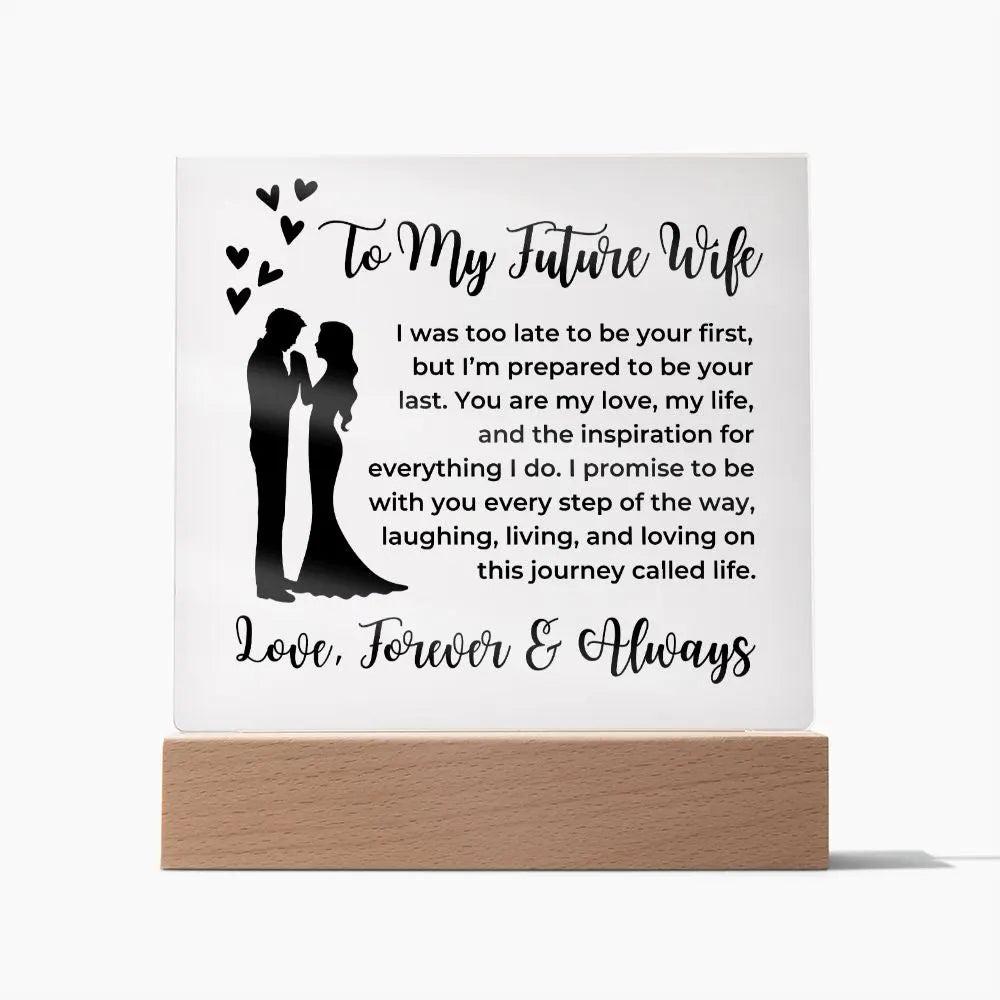 Future Wife Gift | Every Step Acrylic Plaque 0464T1-ACS