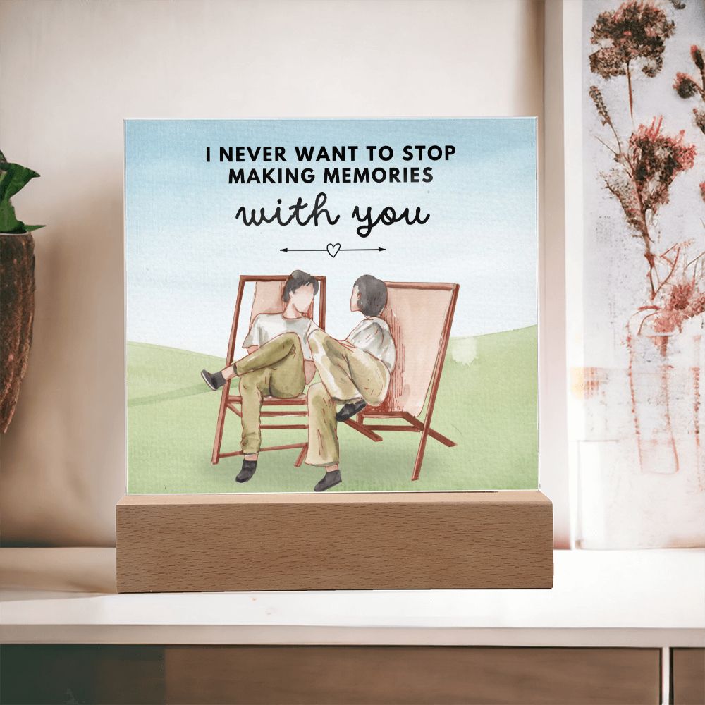 Anniversary Gift | With You Acrylic Plaque 011T1-ACS