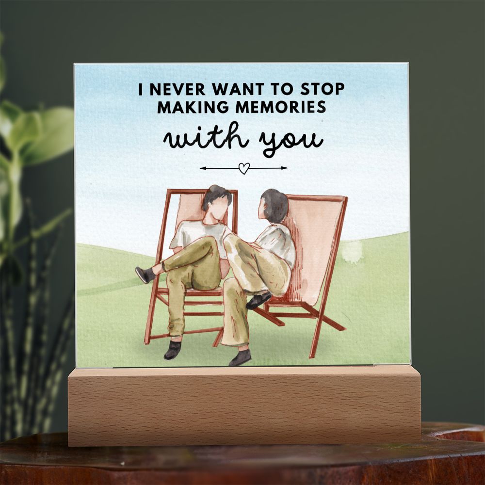 Anniversary Gift | With You Acrylic Plaque 011T1-ACS