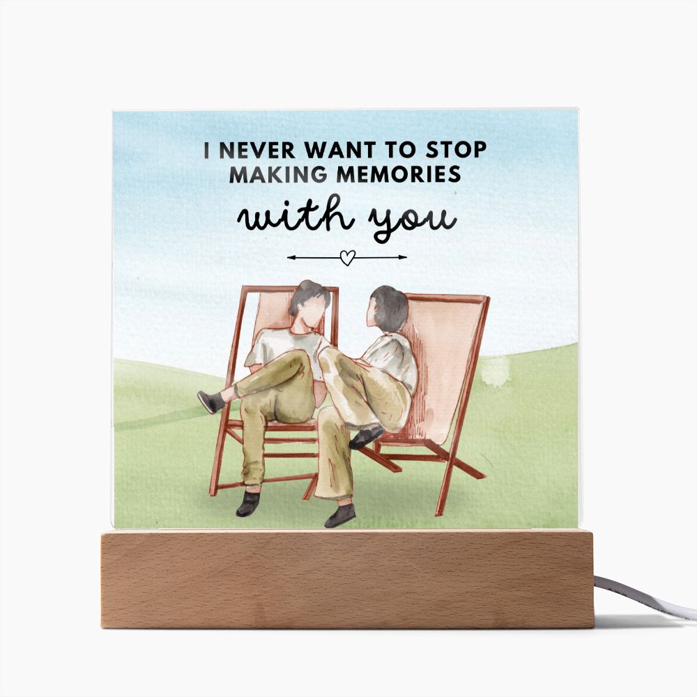 Anniversary Gift | With You Acrylic Plaque 011T1-ACS