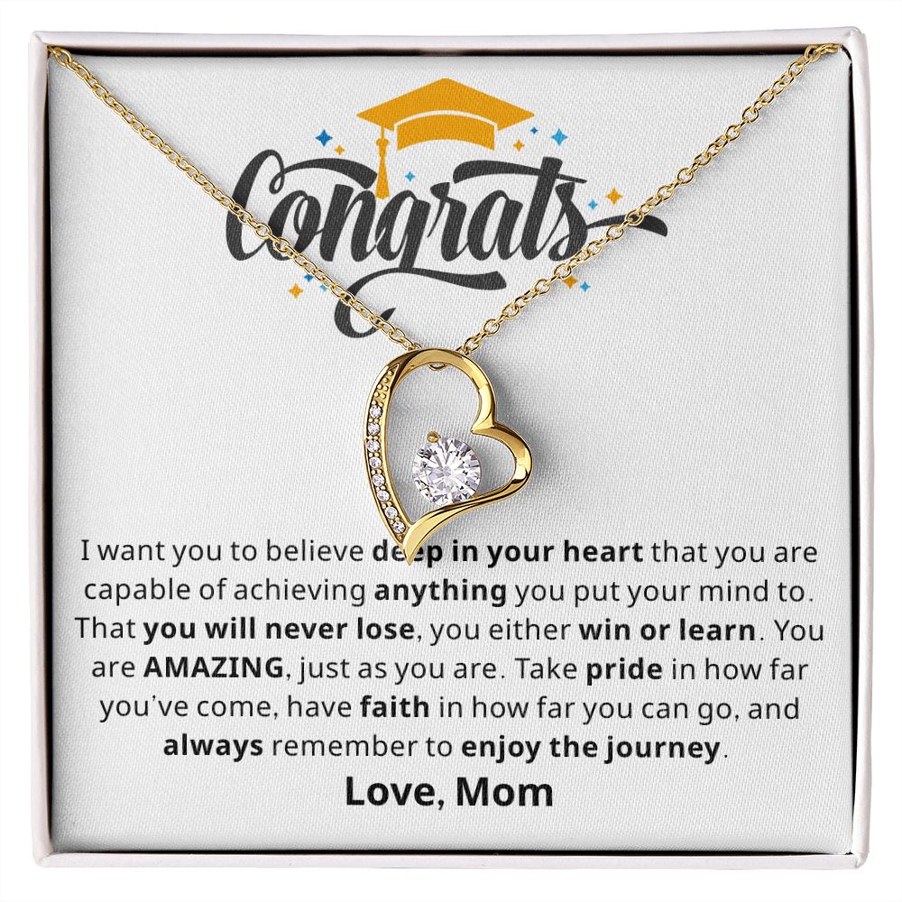 Graduation Gift For Her | Believe Necklace 0845FT2