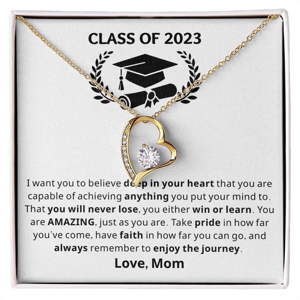 Graduation Gift For Her | Believe Necklace 0845FT1