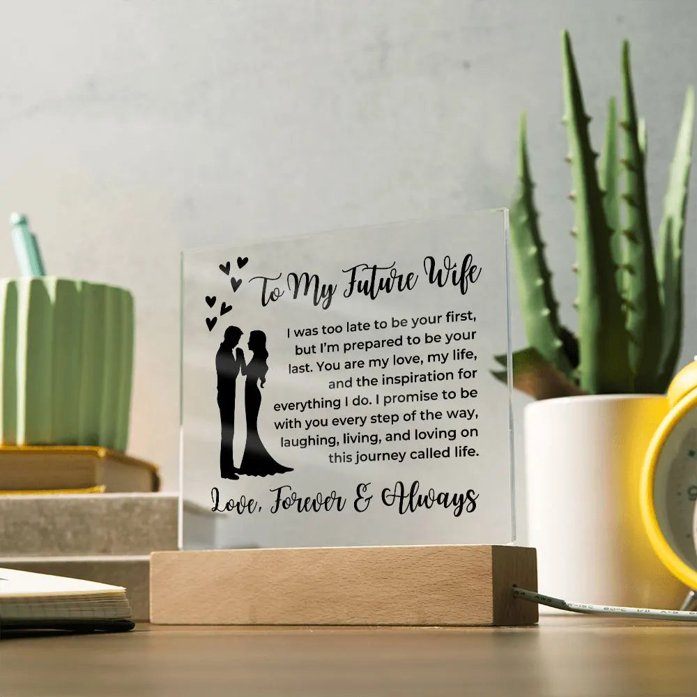 Future Wife Gift | Every Step Acrylic Plaque 0464T1-ACS