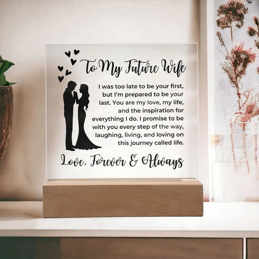 Future Wife Gift | Every Step Acrylic Plaque 0464T1-ACS