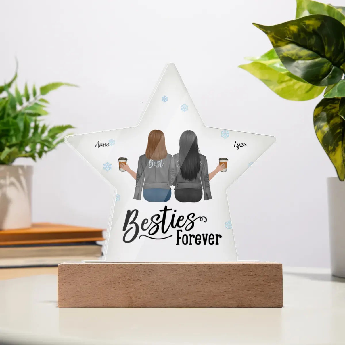 Personalized Gift | Custom Acrylic Star Plaque | Gift for Best Friend