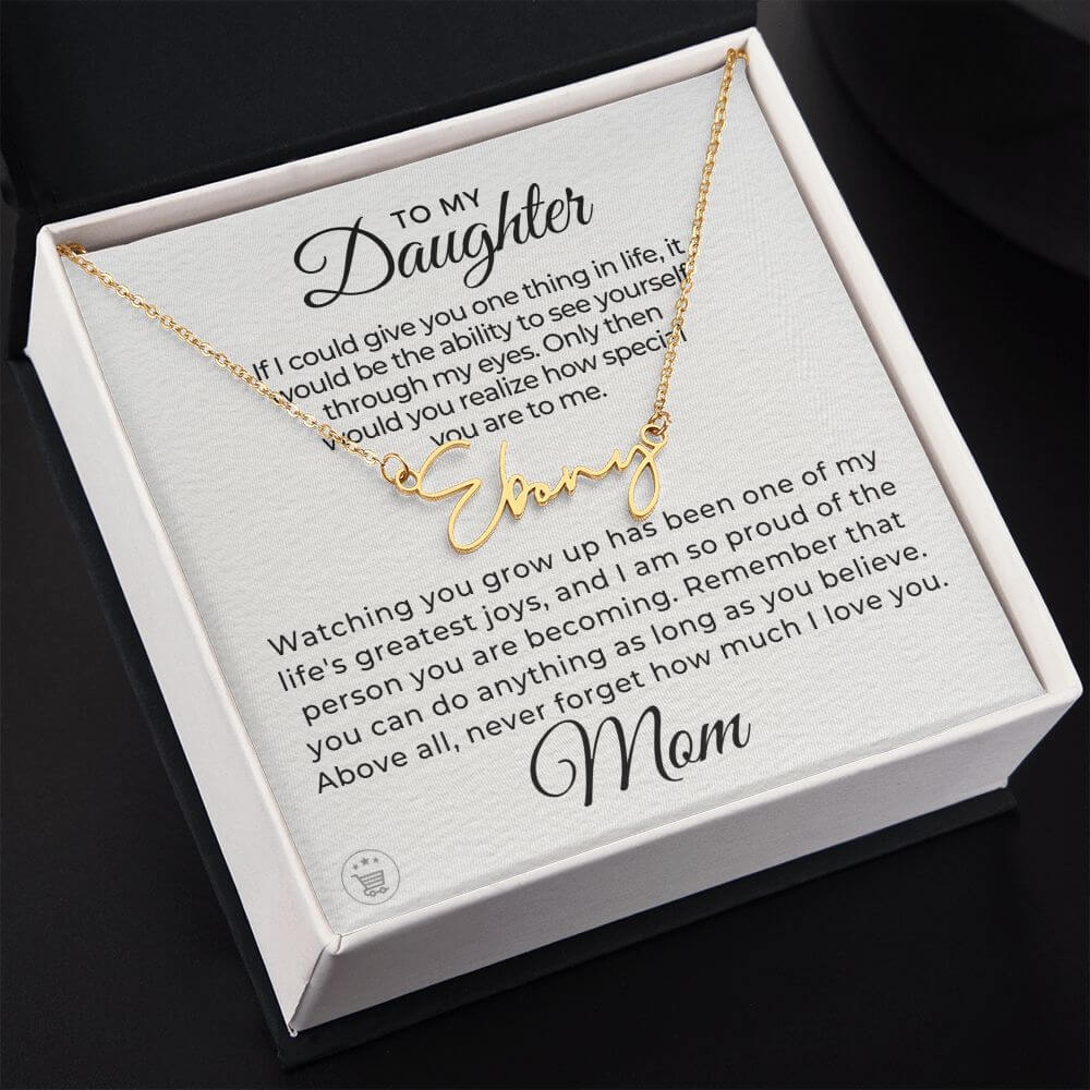 mother daughter necklace