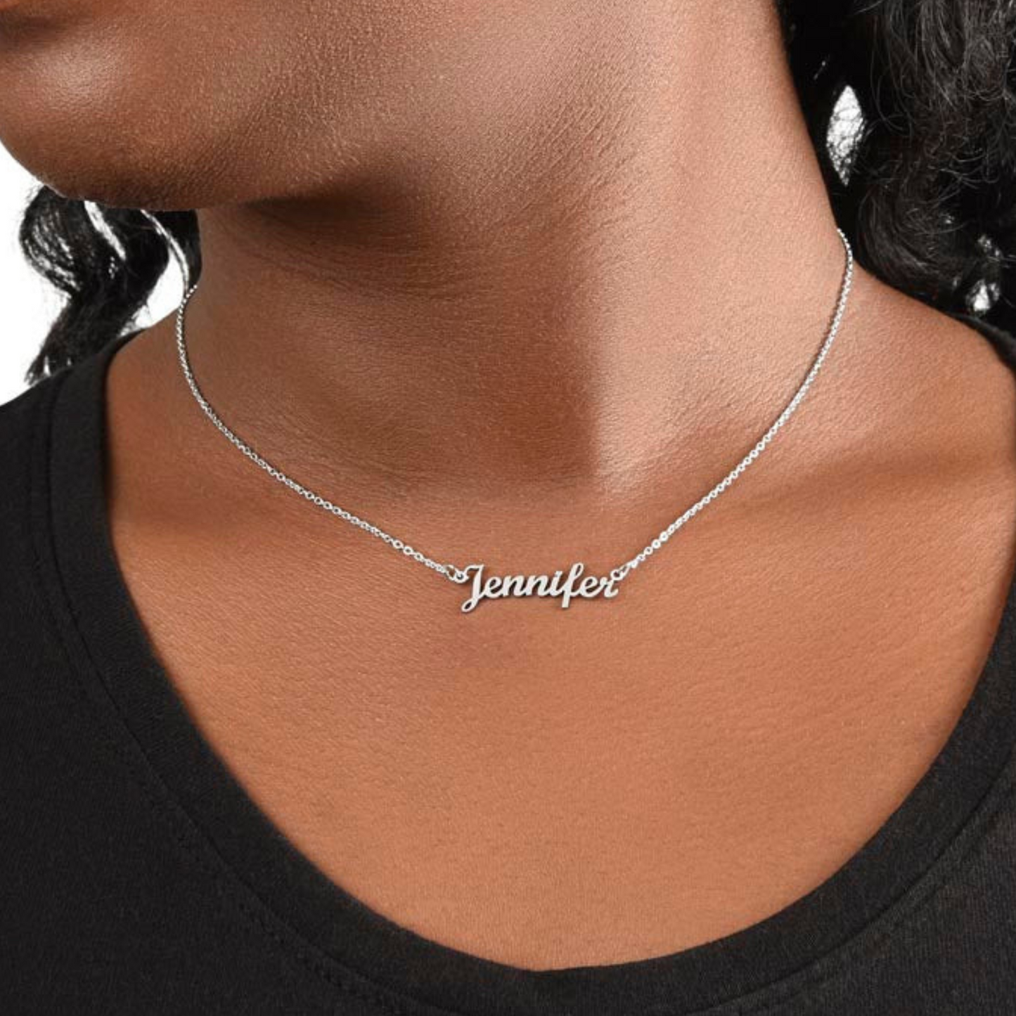 Personalized Stepdaughter Wedding Gift | Promise Name Necklace 0717NNT7