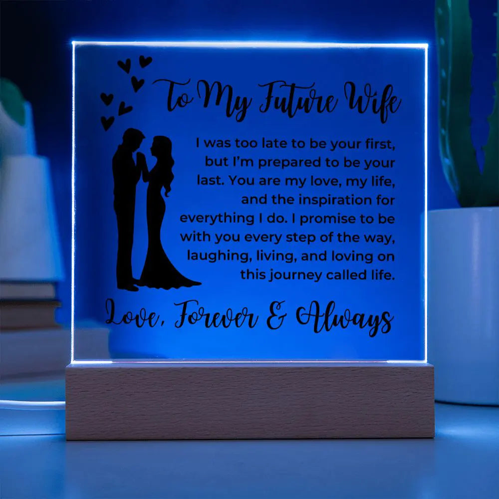 Future Wife Gift | Every Step Acrylic Plaque 0464T1-ACS