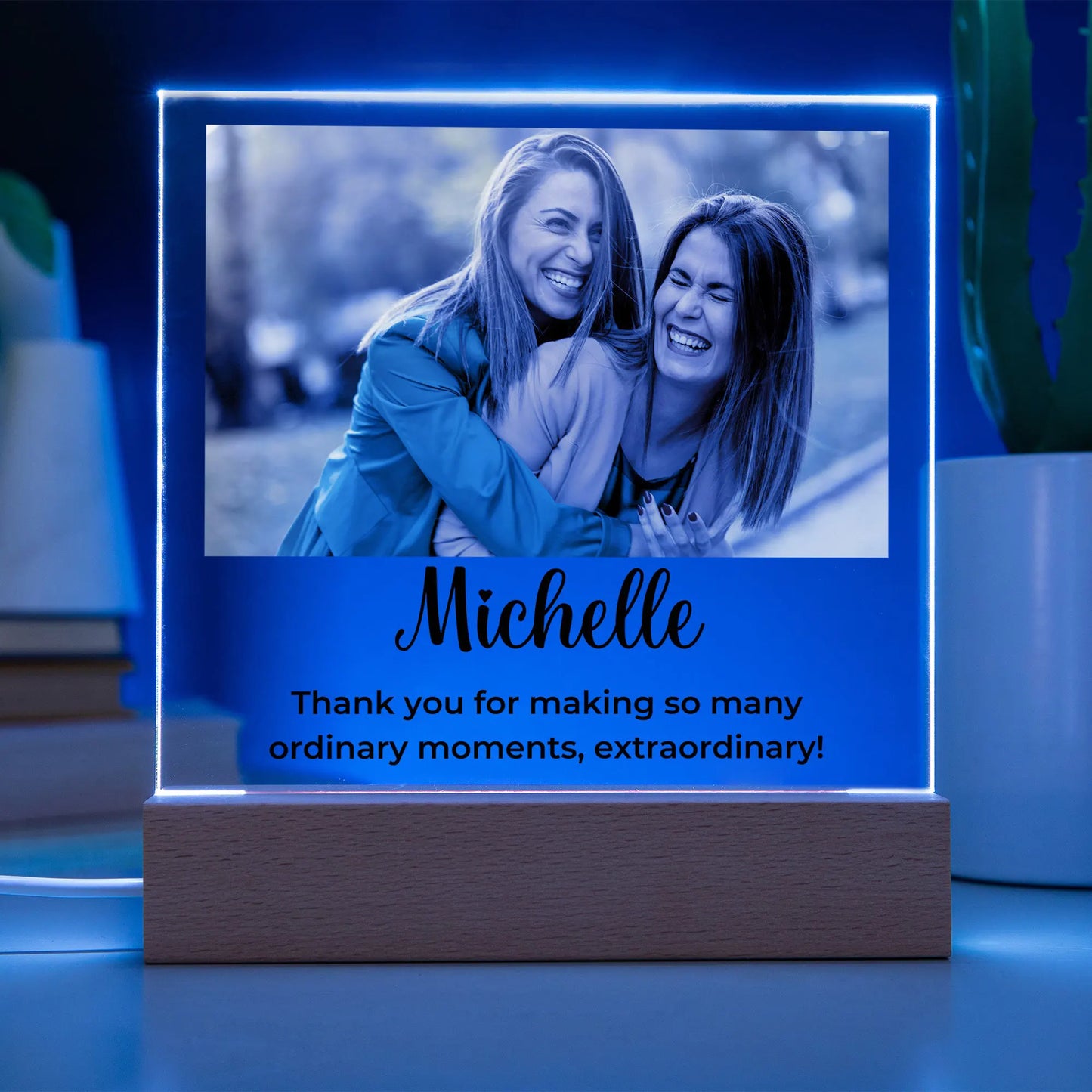 Personalized Gift | Custom Name and Photo Upload Acrylic Plaque SA-02