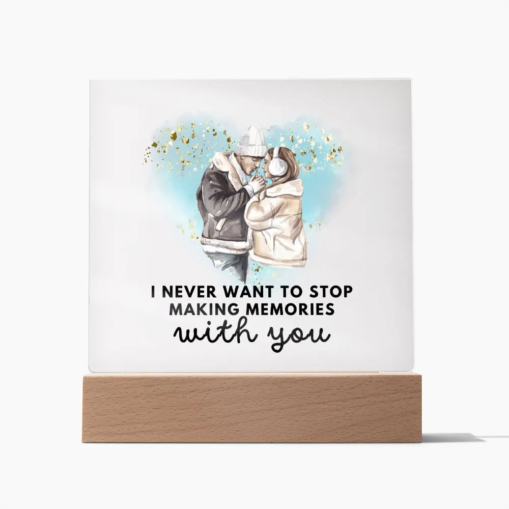 Anniversary Gift | With You Acrylic Plaque 011T3-ACS