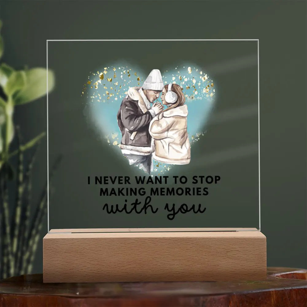 Anniversary Gift | With You Acrylic Plaque 011T3-ACS