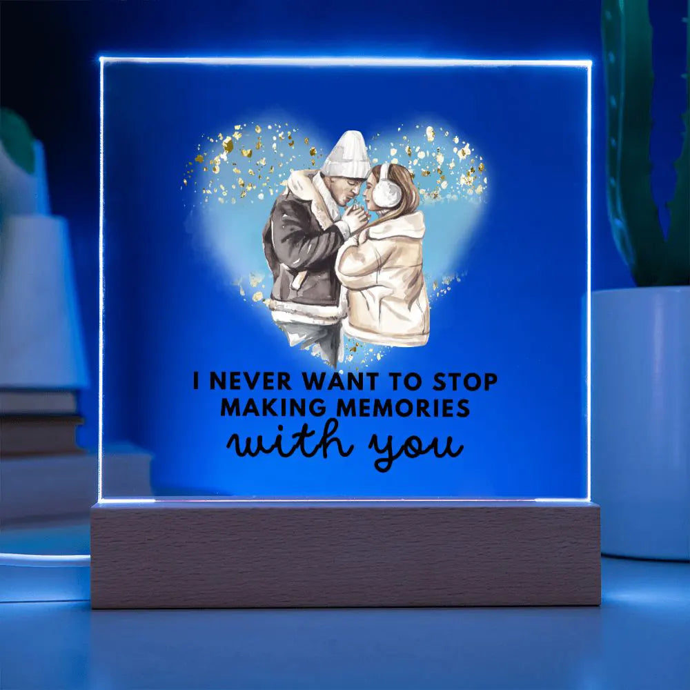 Anniversary Gift | With You Acrylic Plaque 011T3-ACS