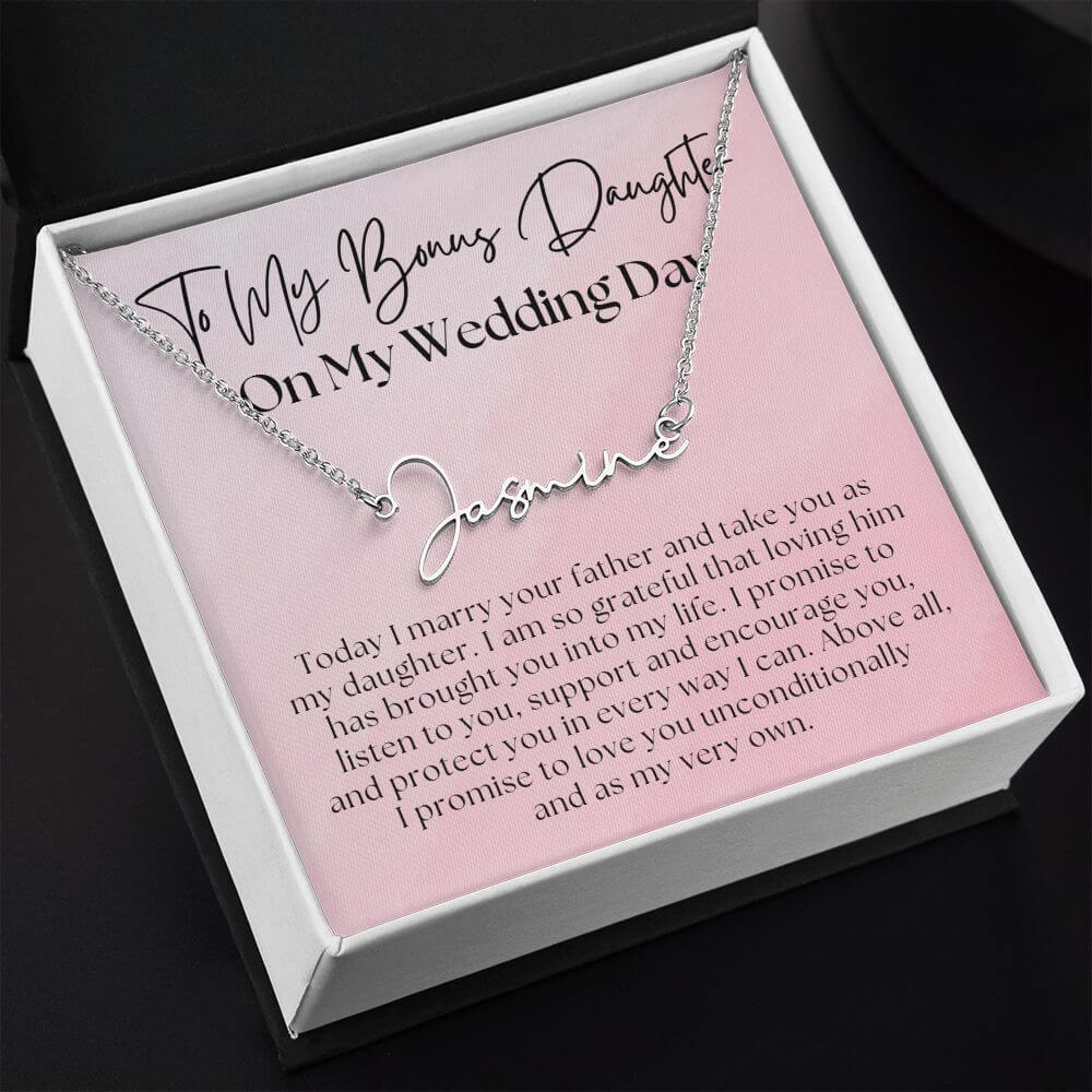 step daughter wedding gift