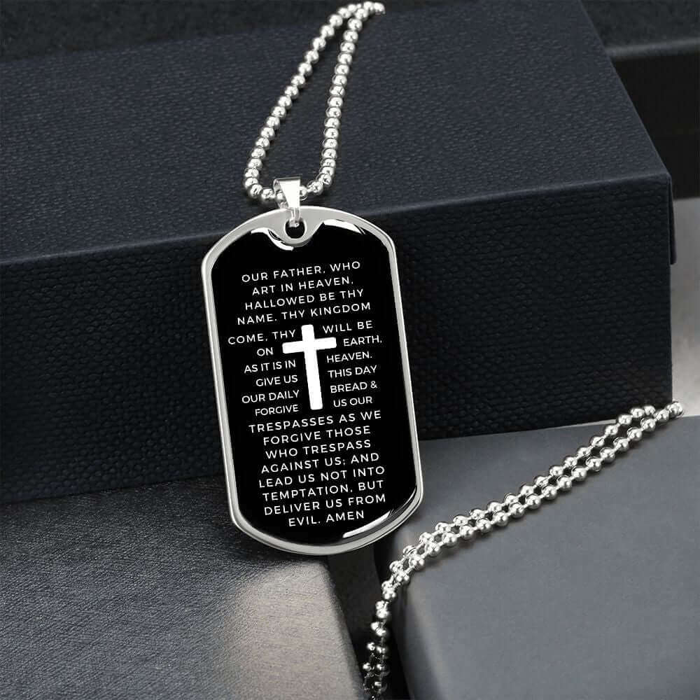 mens cross necklace