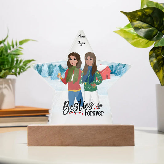 Custom Acrylic Star Plaque | Gift for Best Friend BFF
