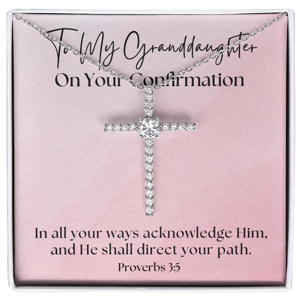 Confirmation Gift For Girl | Your Path Cross Necklace 0817CN