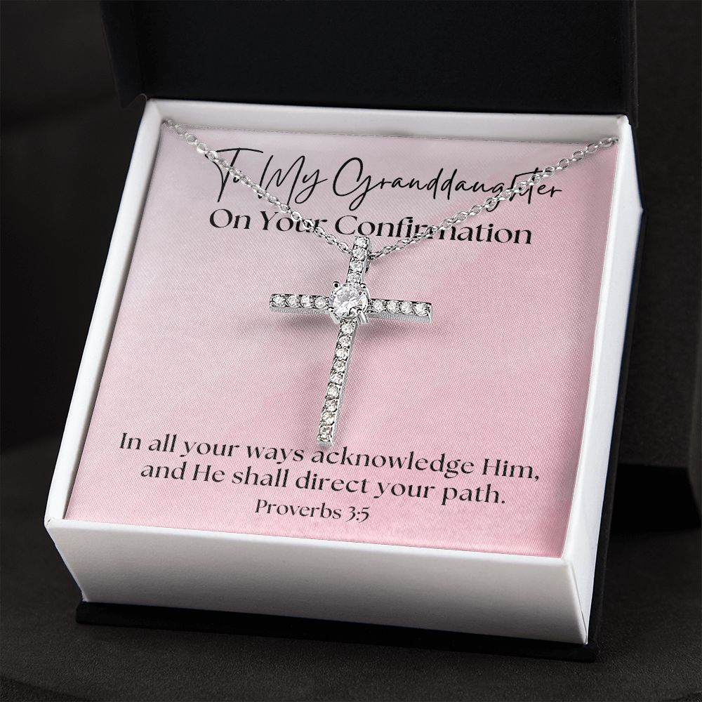Confirmation Gift For Girl | Your Path Cross Necklace 0817CN