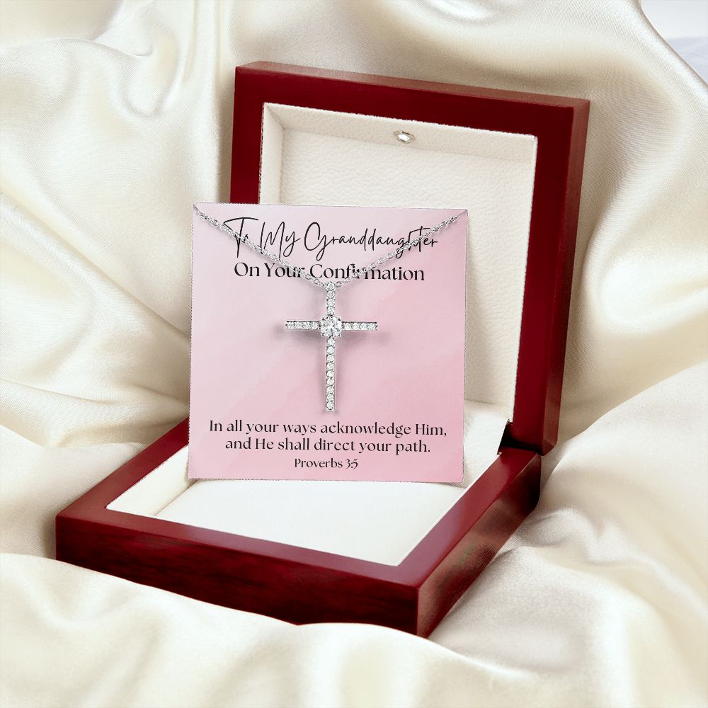 Confirmation Gift For Girl | Your Path Cross Necklace 0817CN