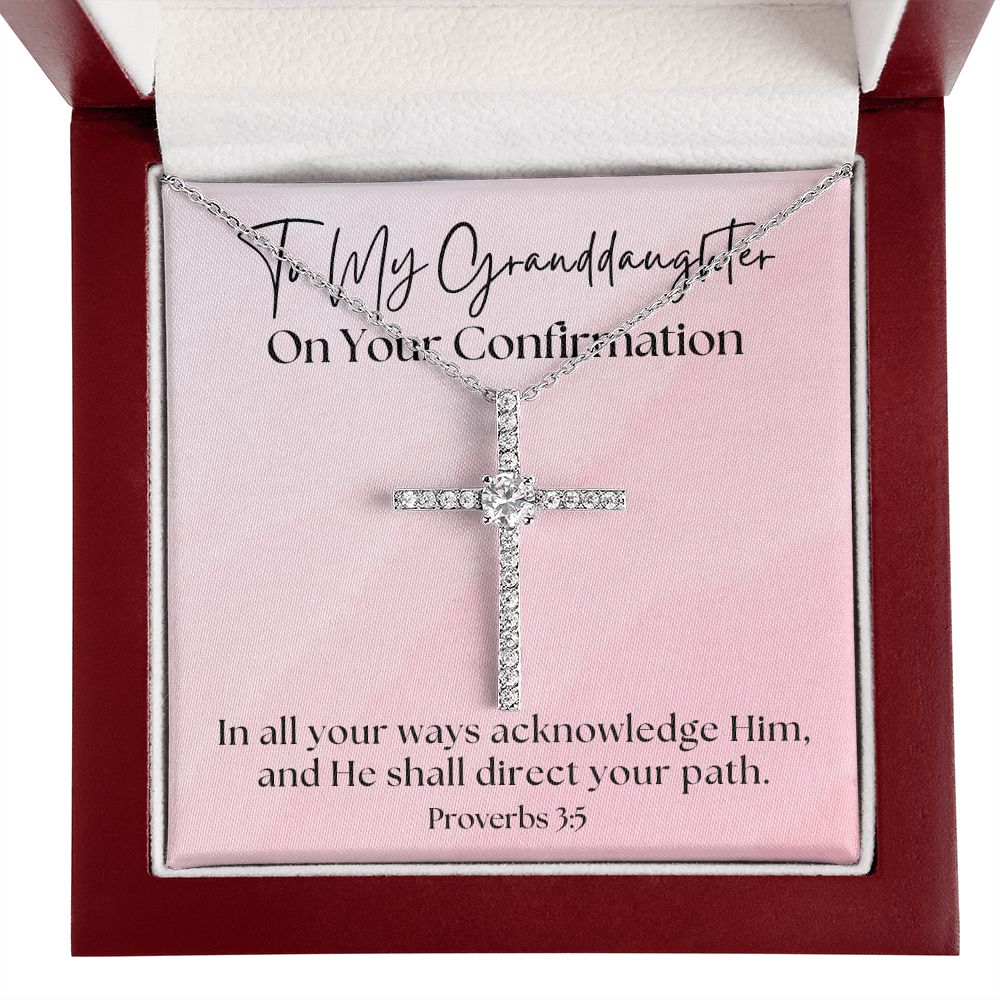 Confirmation Gift For Girl | Your Path Cross Necklace 0817CN