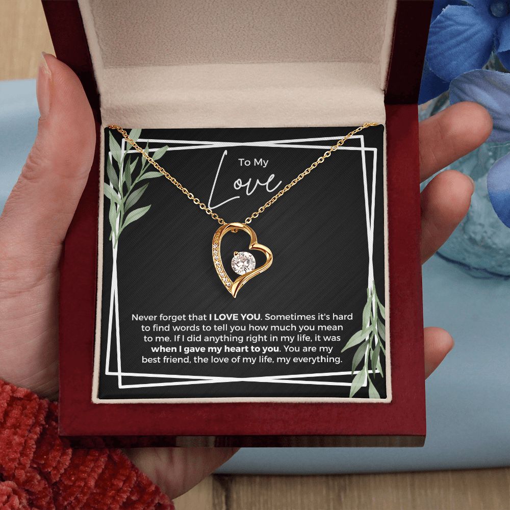Soulmate Gift | Love Of My Life Necklace 0772T10F