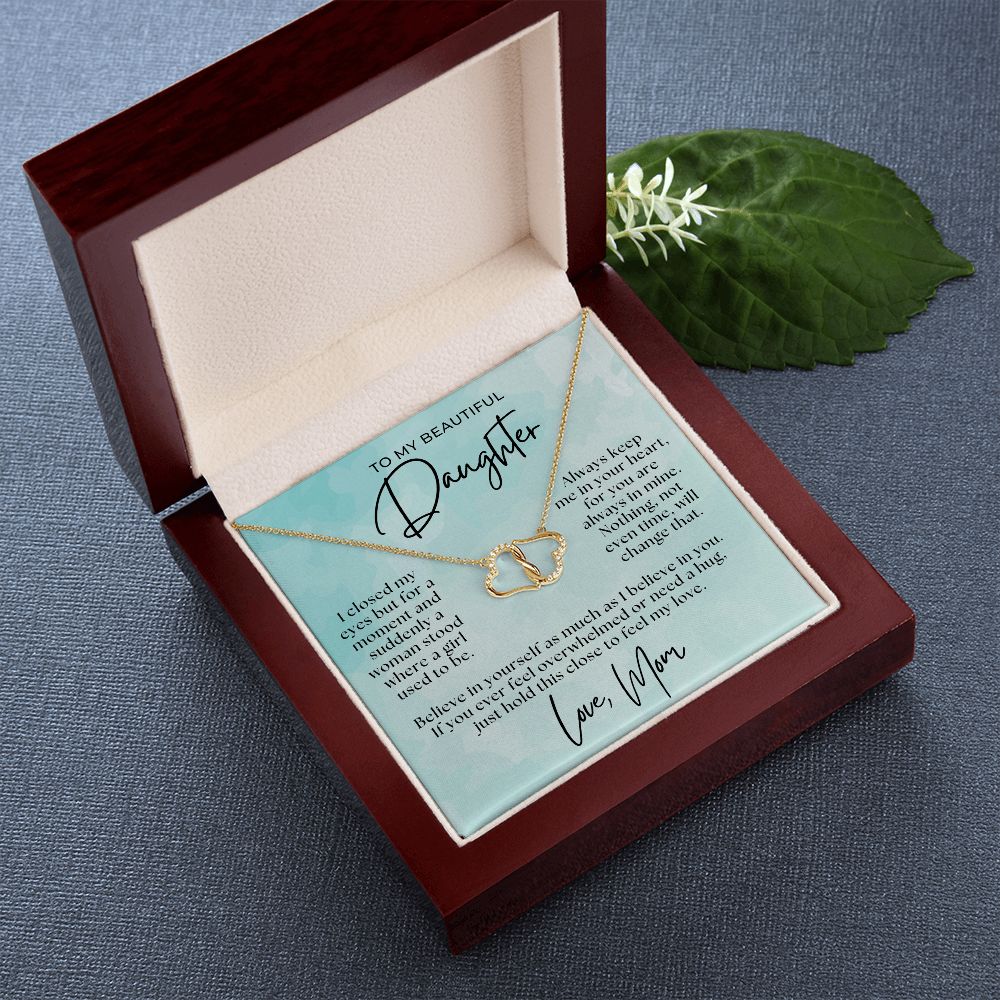 Daughter Gift | I Closed My Eyes Necklace 0726SGN