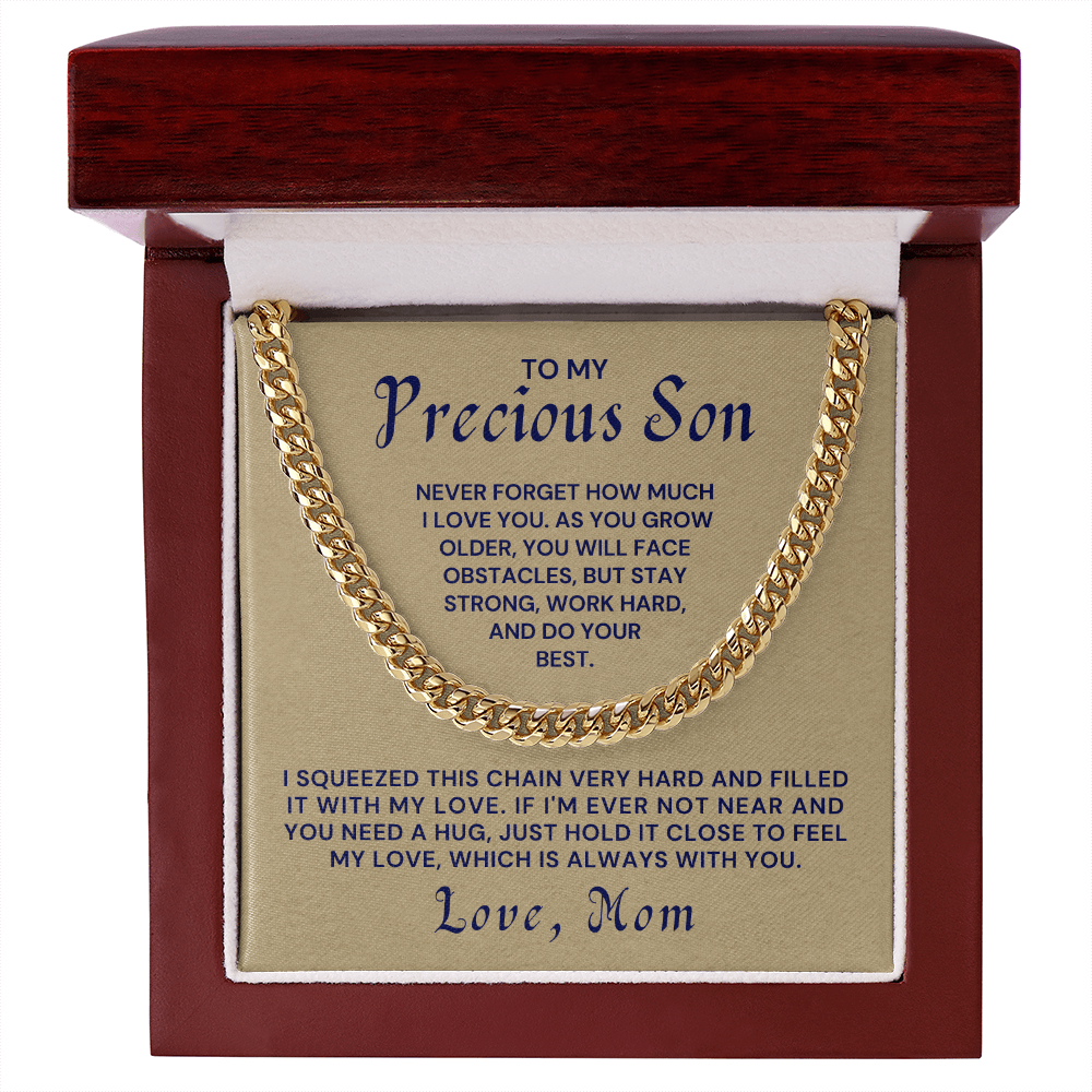 Gift for Adult Son From Mom | Best Things Cuban Link Chain 0598T9