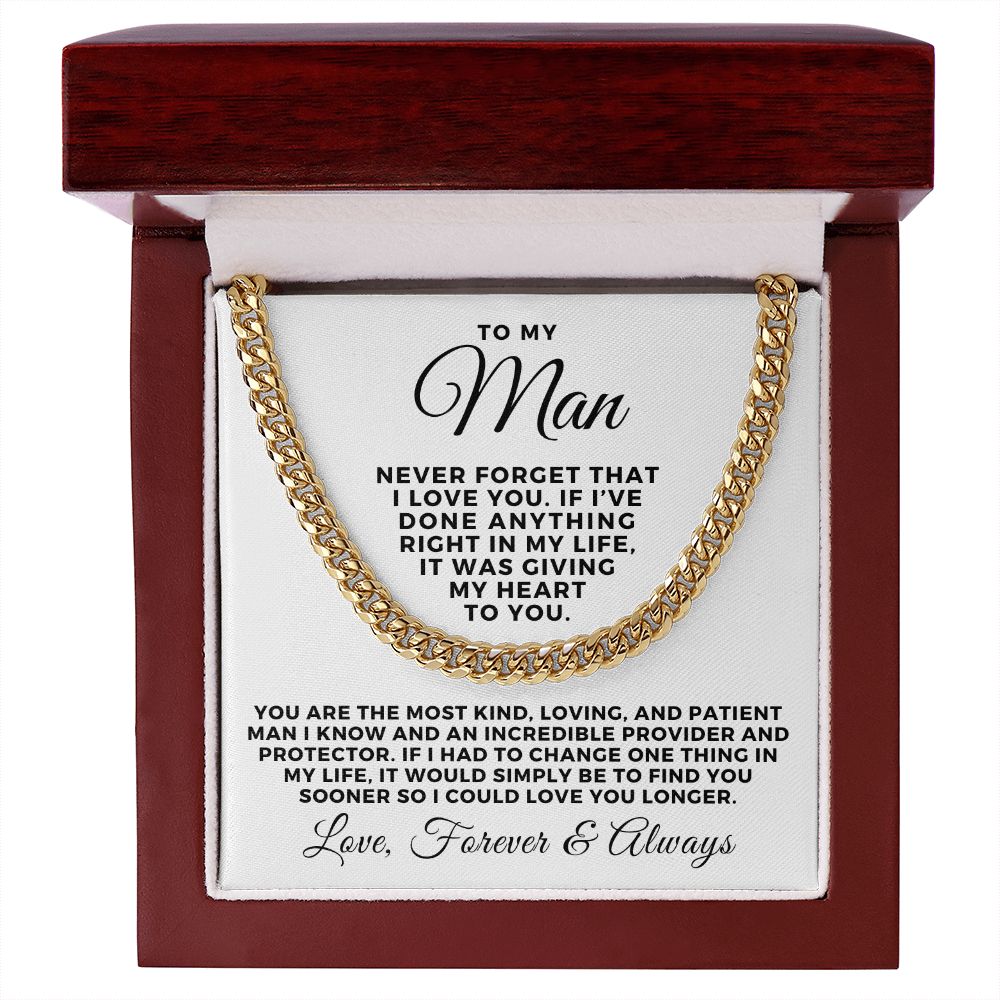 Gift For Husband | One Thing Cuban Link Chain 0712T2