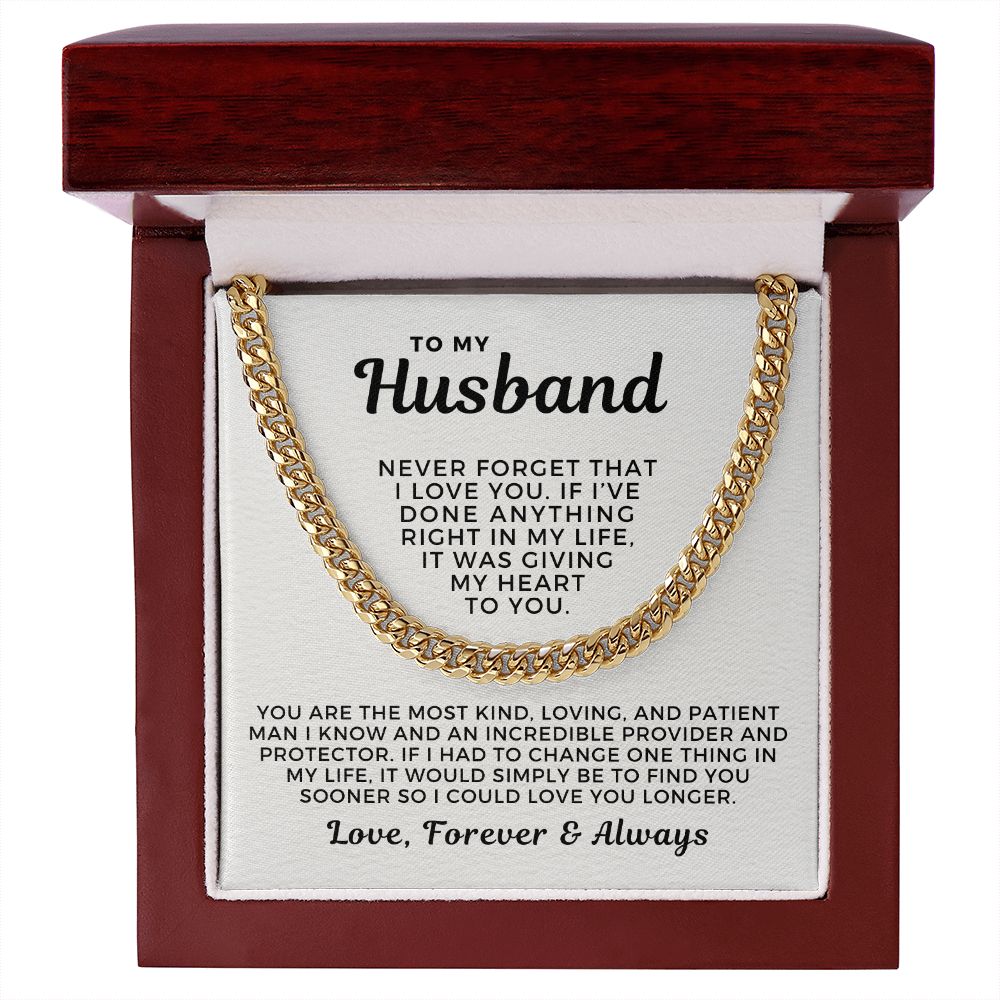 Gift For Husband | One Thing Cuban Link Chain 0711T5
