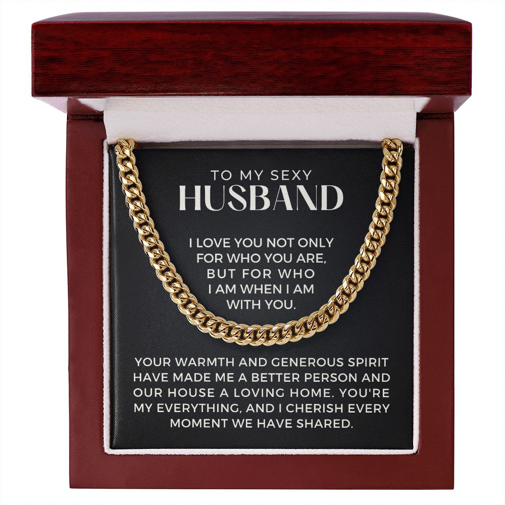 Gift For Husband | My Everything Cuban Link Chain 0698T4