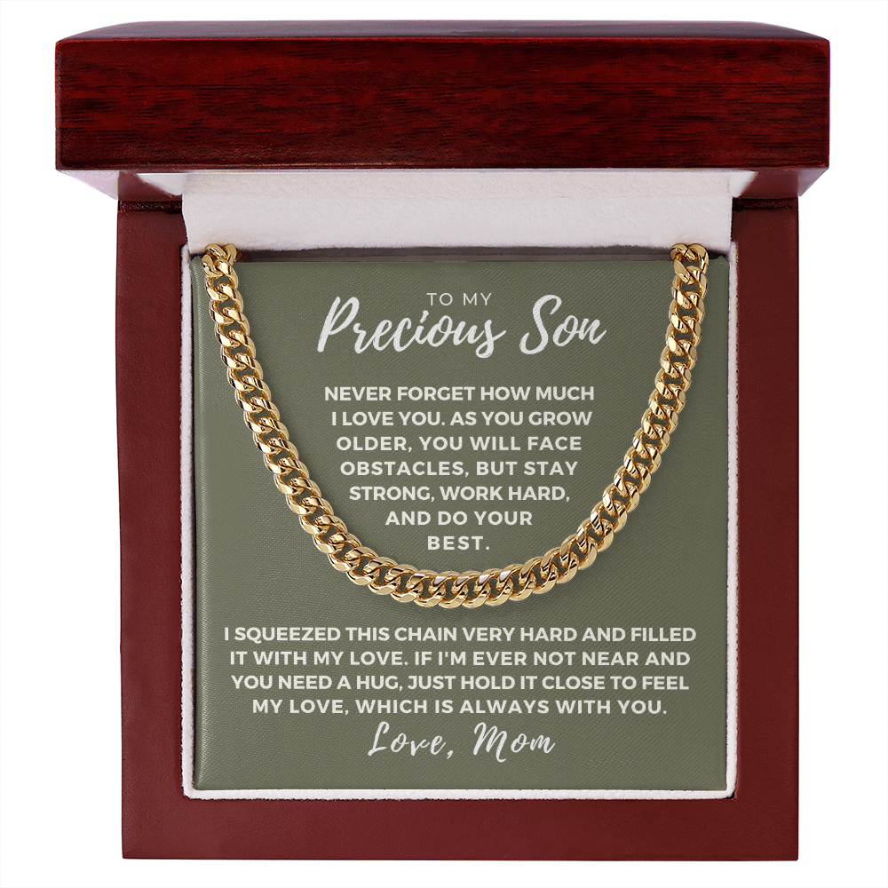 Gift for Adult Son From Mom | Best Things Cuban Link Chain 0598T8