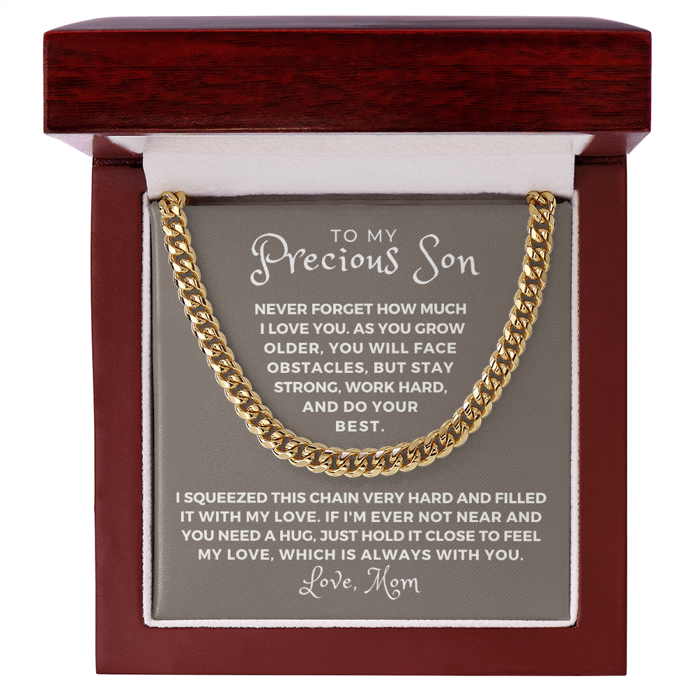 Gift for Adult Son From Mom | Best Things Cuban Link Chain 0598T7