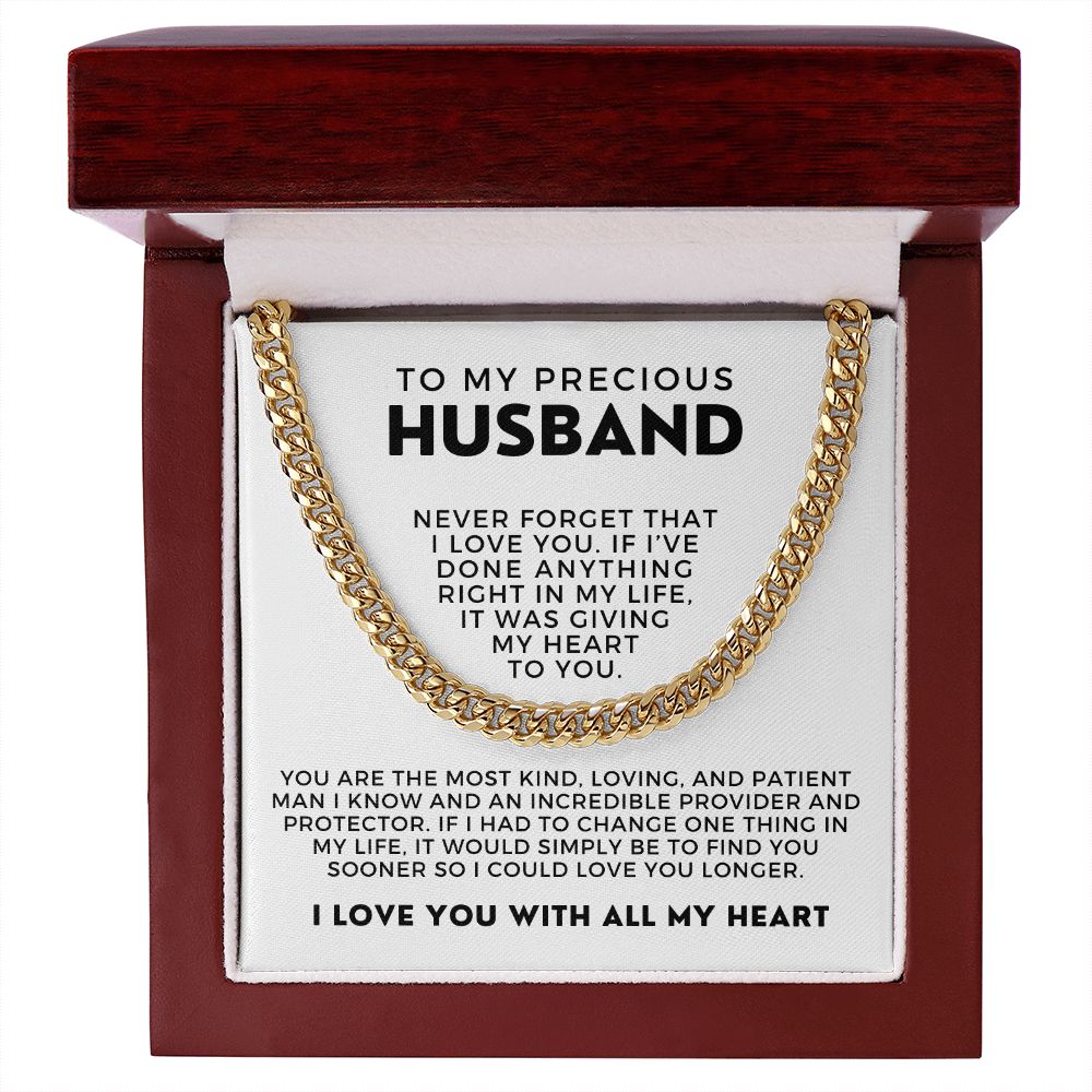 Gift For Husband | One Thing Cuban Link Chain 0693T2
